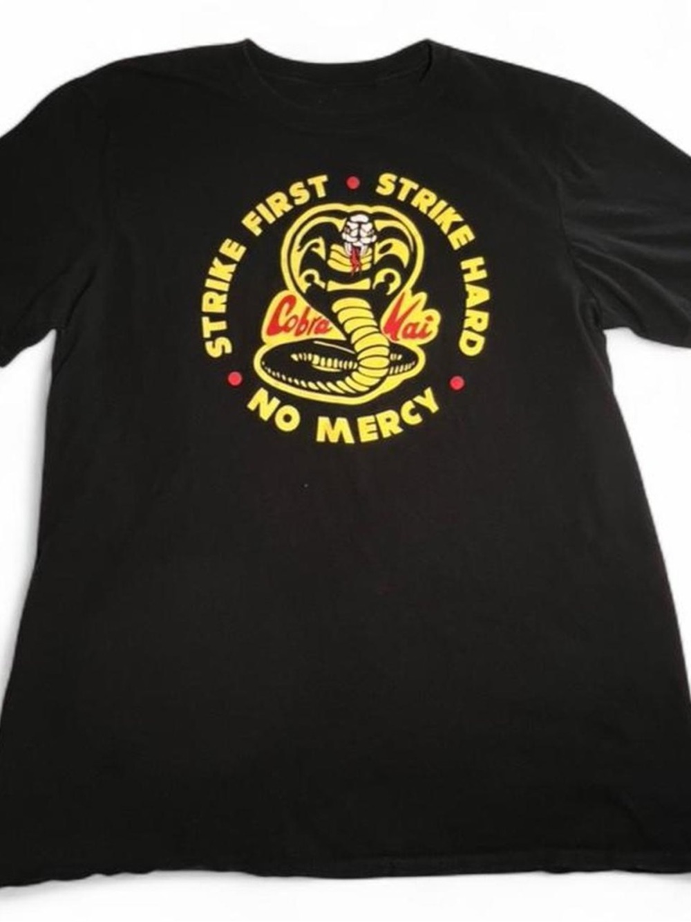 Cobra Kai 'Strike First' Short Sleeve Tee - Black